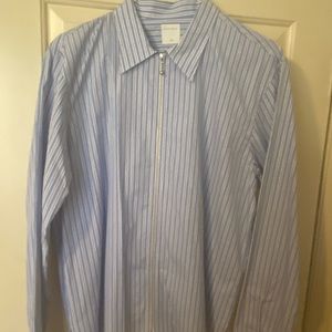 Sandro Zip Dress Shirt-New with Tags, L